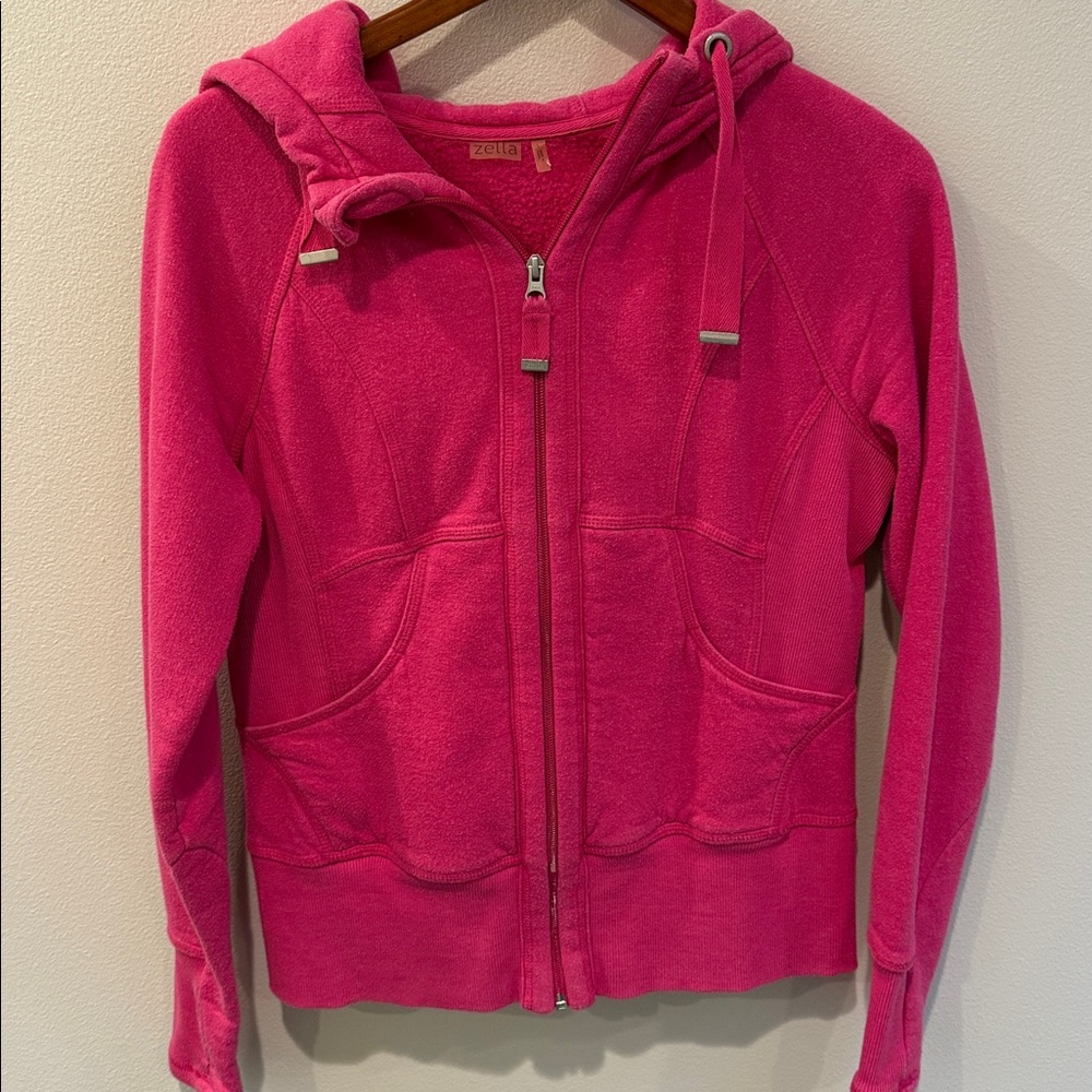 Zella Fuchsia Zip-Up Hoodie